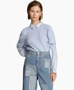 Truien^Munthe Pullover Manya Licht Blauw