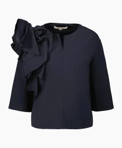 Blouses^Natan Blouse Ange-Jztkn02 Donker Blauw