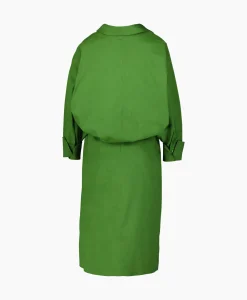 Jurken^Natan Midi Jurk Arima-N1Ca02 Groen