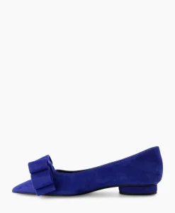 Instappers^Natan Schoenen Ballerina Cam Electrico Leder Blauw