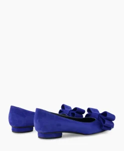 Instappers^Natan Schoenen Ballerina Cam Electrico Leder Blauw
