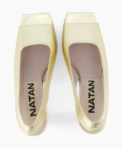 Pumps^Natan Schoenen Pump Luxor Platino 58 Goud