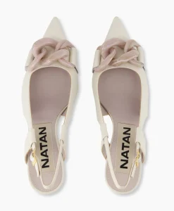 Pumps^Natan Schoenen Pump Nappa C735 + Fb. Lartigiana Tm24174/V1 Nudeecru