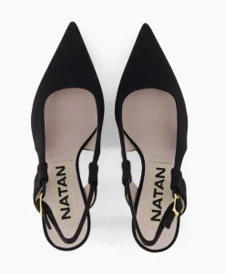 Pumps^Natan Schoenen Pump Scuba Nicole Nero Zwart