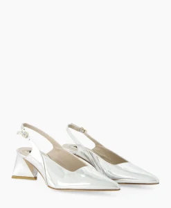 Pumps^Natan Schoenen Pump Specchio Argento Zilver