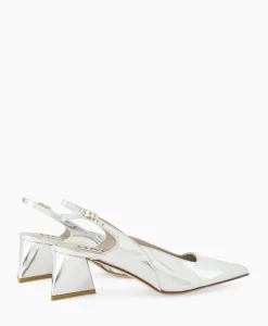 Pumps^Natan Schoenen Pump Specchio Argento Zilver