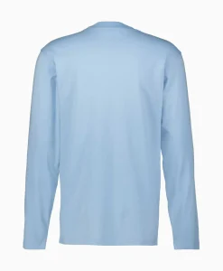 T-Shirts^Nn07 Longsleeve Adam Donker Blauw