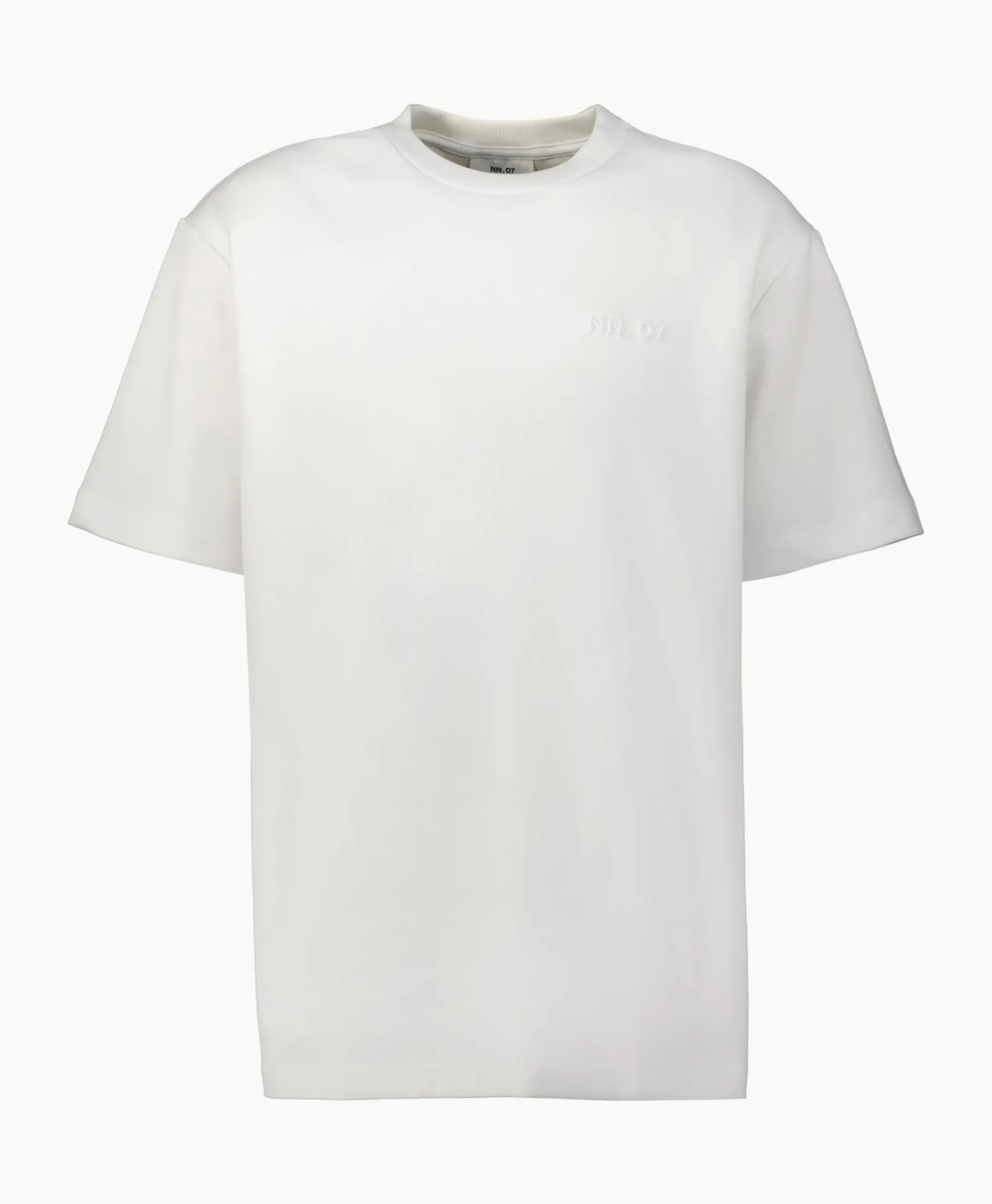 T-Shirts^Nn07 T-Shirt Nat Logo Tee Wit