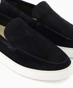 Instappers^Nubikk Loafer Jiro Mio Donker Blauw