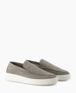 Instappers^Nubikk Loafer Jiro Mio Licht Grijs