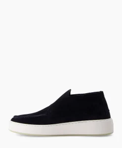Instappers^Nubikk Loafer Jiro Suo Donker Blauw