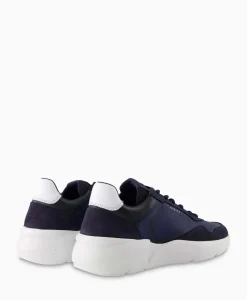Sneakers^Nubikk Sneaker Roque Road Curl Donker Blauw