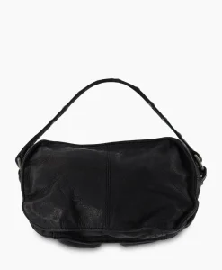 Tassen^Nunoo Bags Crossbody Tas Helena Rivet Washed Black Zwart