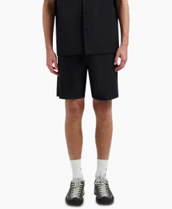 Broeken^Olaf Hussein Korte Broek Nylon Zwart
