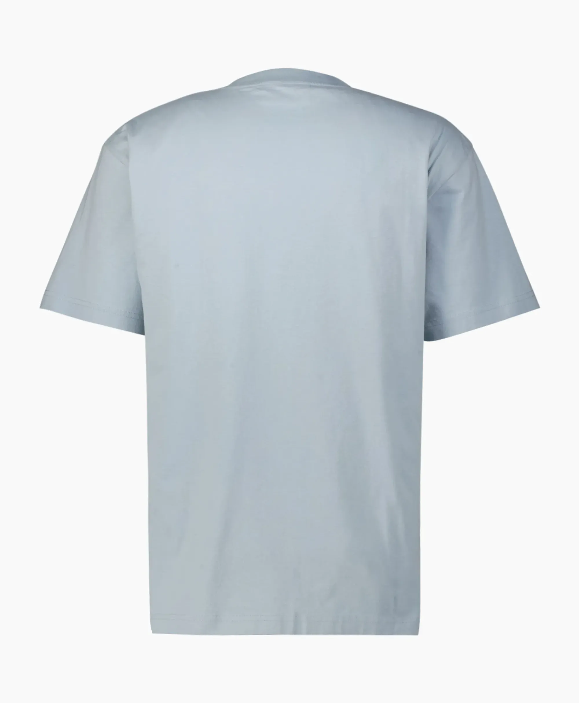 T-Shirts^Olaf Hussein T-Shirt Korte Mouw Block Licht Blauw