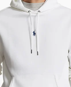 Truien^Ralph Lauren Hoodie Mid Logo Wit