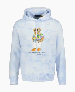 Truien^Ralph Lauren Hoodie Riviera Bear Licht Blauw
