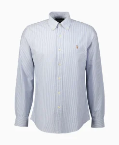 Overhemden^Ralph Lauren Overhemd Classic Oxford Blauw