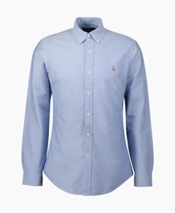 Overhemden^Ralph Lauren Overhemd Classic Oxford Midden Blauw