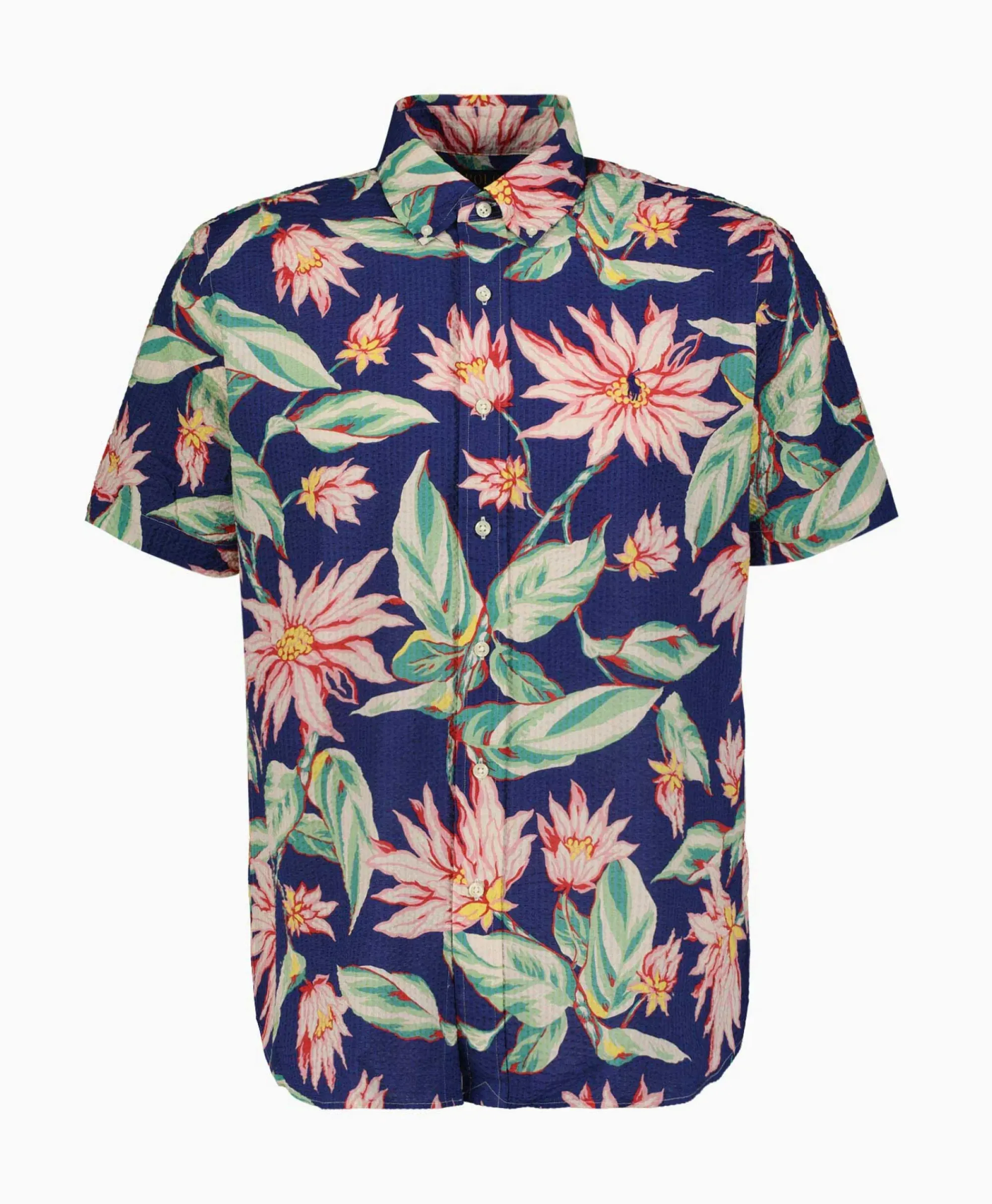 Overhemden^Ralph Lauren Overhemd Short Sleeve Tropical Groen