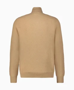 Truien^Ralph Lauren Pullover Quarterzip Cotton Beige
