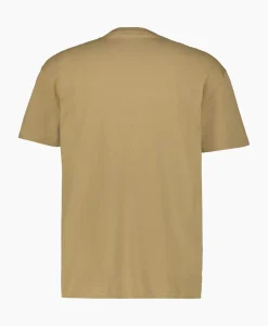 T-Shirts^Ralph Lauren T-Shirt Korte Mouw Jersey Mid Logo Zand