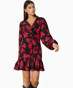 Bruiloftskleding^Refined Department Mini Jurk Sisi Rood