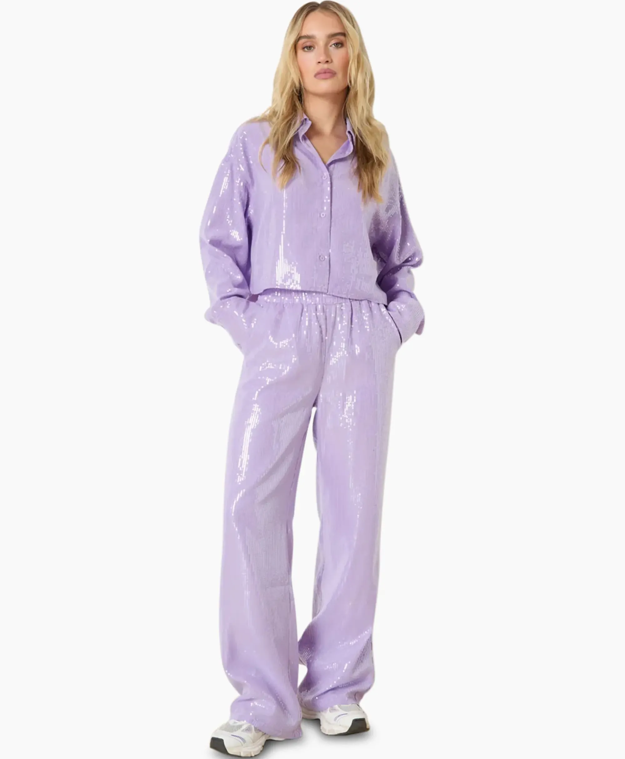 Broeken^Refined Department Pantalon Nova Paars