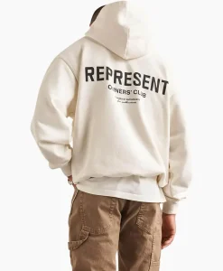 Truien^Represent Hoodie Owners Club Wit