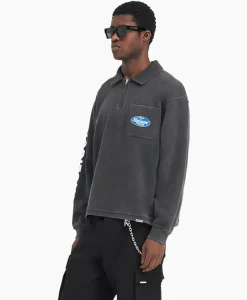 Truien^Represent Pullover Classic Part Quarter Zip Zwart