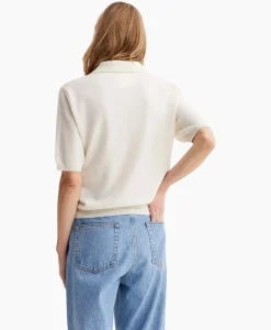 Polo's^Róhe Rohe Polo Short Sleeve Knitted Ecru
