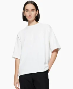 T-Shirts & Tops^Róhe Rohe T-Shirt Korte Mouw Classic Wit