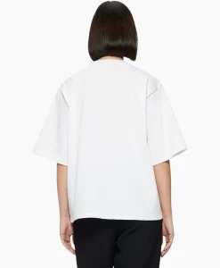 T-Shirts & Tops^Róhe Rohe T-Shirt Korte Mouw Classic Wit