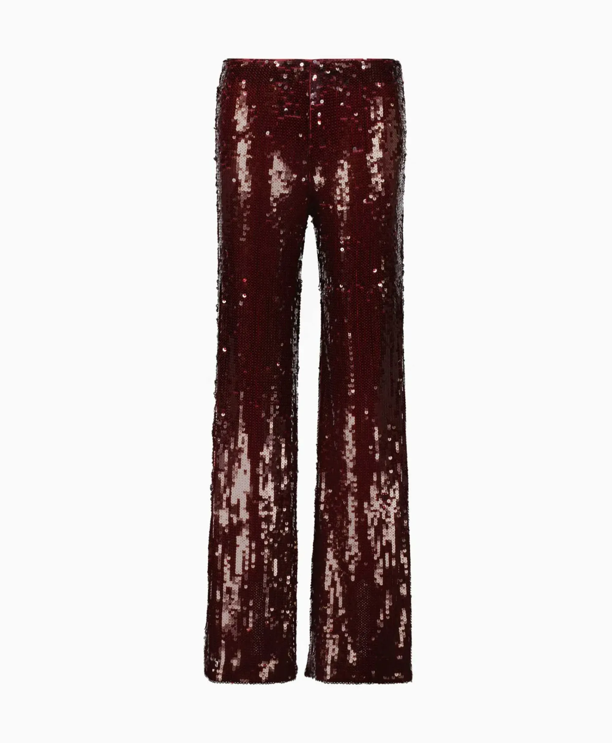 Broeken^Rotate Pantalon Sequins Low Waist Bordeaux