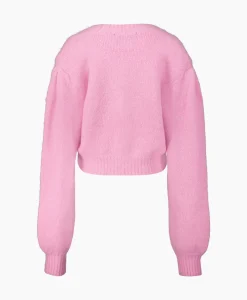 Vesten^Rotate Vest Knit Cropped Pink