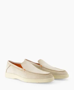 Instappers^Santoni Loafer Botanist-A-Gex Beige