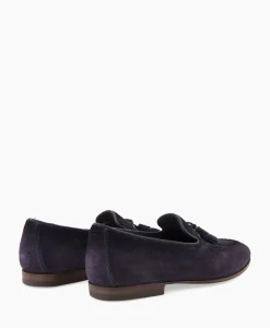 Instappers^Santoni Loafer Doodling-Rvr Donker Blauw