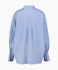 Blouses^Sea Me Happy Blouse Penelope Poplin Licht Blauw