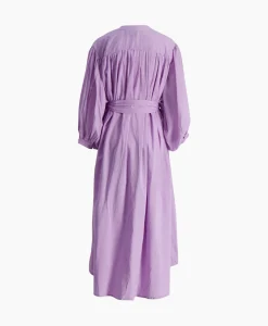 Jurken^Sea Me Happy Maxi Jurk Balloon Long Double Layered Lila