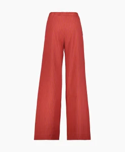 Broeken^Sea Me Happy Pantalon Riley Woven Donker Rood