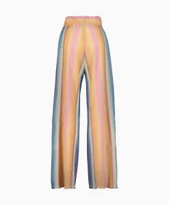 Broeken^Sea Me Happy Pantalon Super Woody Multicolor Licht Geel