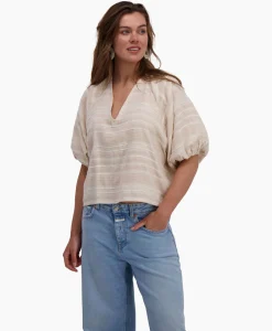 T-Shirts & Tops^Sea Me Happy Top Hapiti Six Senses Beige