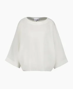 T-Shirts & Tops^Sea Me Happy Top Moorea Linen Off White