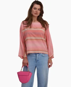 T-Shirts & Tops^Sea Me Happy Top Moorea Multicolour Oranje