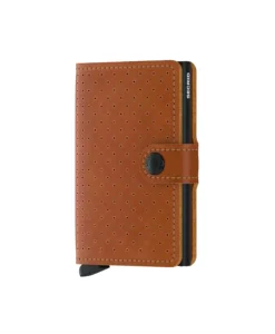 Portemonnees^Secrid Portemonnee Miniwallet Perforated Bruin