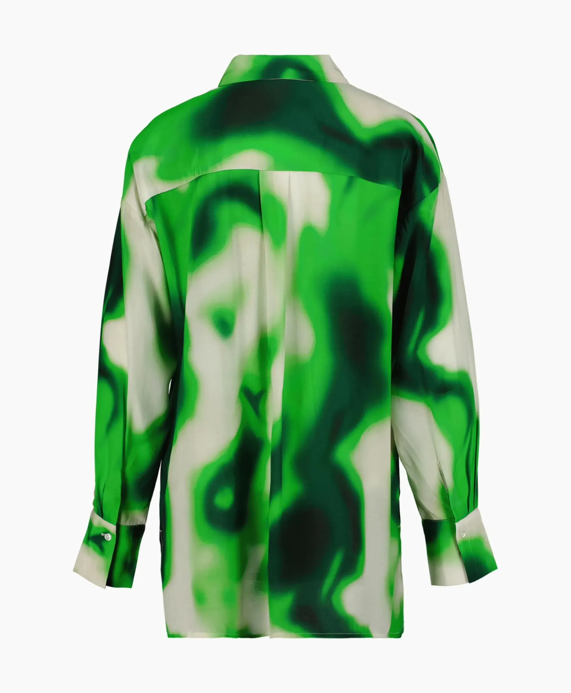 Blouses^Selected Femme Blouse Claudine Ls Shirt B Groen