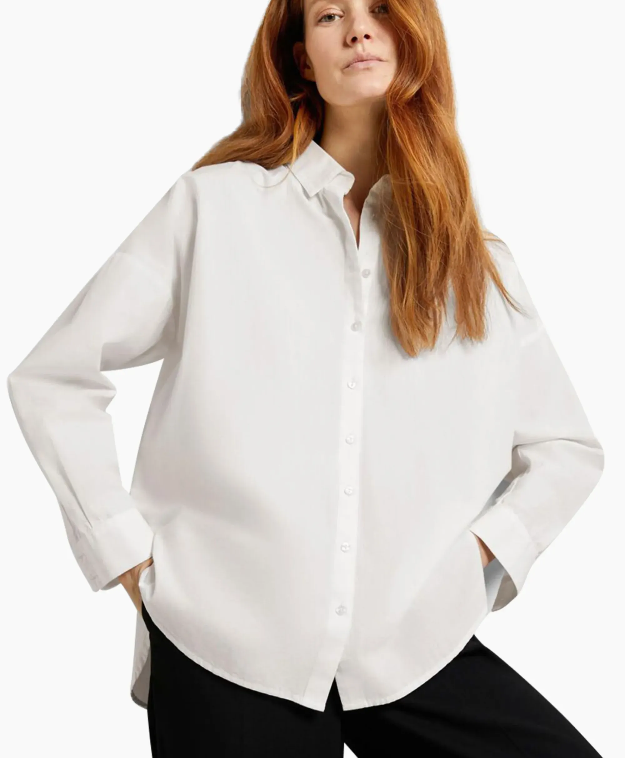 Blouses^Selected Femme Blouse Dina-Sanni Ls Shirt Noos Wit