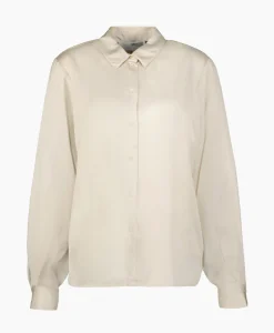 Blouses^Selected Femme Blouse Talia-Franziska Ls Shirt B Off White