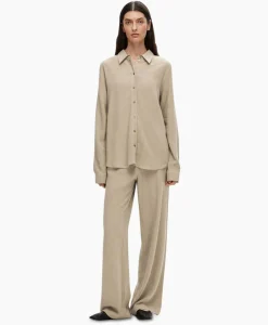 Blouses^Selected Femme Blouse Viva Ls Shirt Noos Licht Grijs