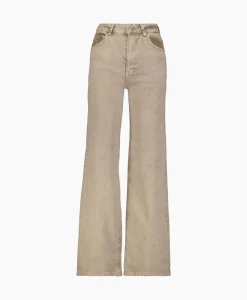 Broeken^Selected Femme Jeans Alice-Cora Hw Latte Denim Wide J Beige